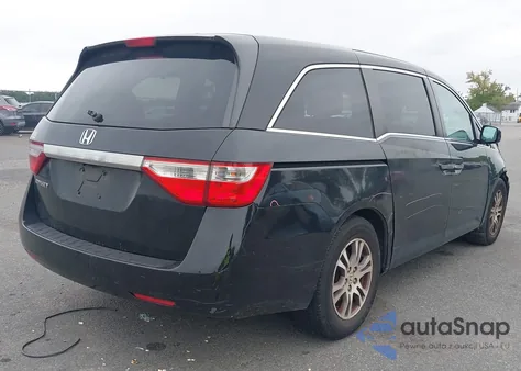 2012 Honda Odyssey Ex-L from USA, damaged, VIN 5FNRL5H66CB099448